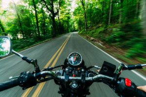 motorcycle on highway