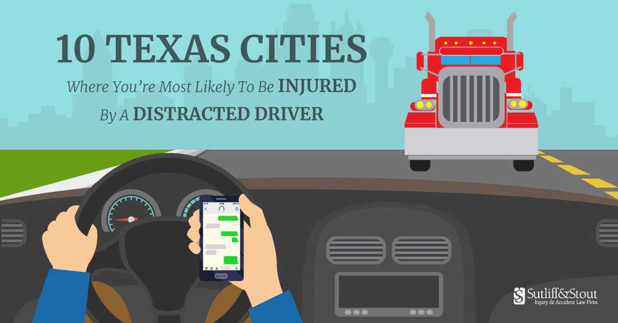 Cell Phone Related Crash Statistics Texas Cities 