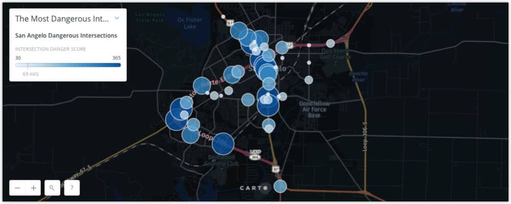 Dangerous Intersections San Angelo 