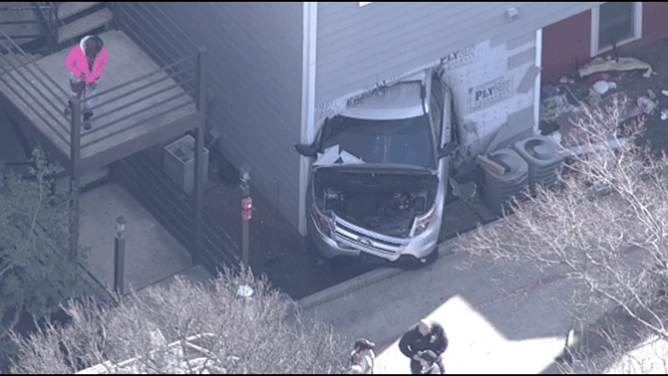 Elderly Woman Killed in Apartment-Vehicle Crash