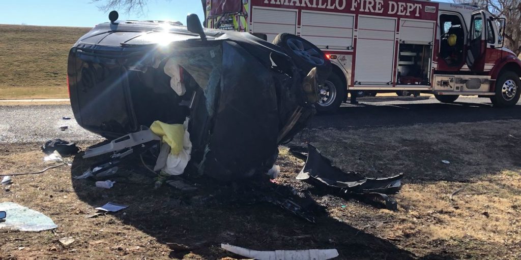 Six People Injured after Rollover Accident in Amarillo