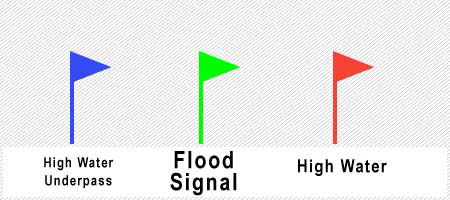 Key Flooding areas in Houston
