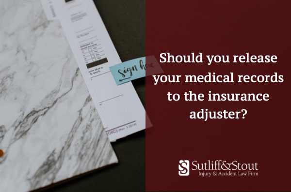 should i sign a medical release for the insurance adjuster