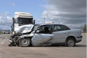 truck vs car accident x