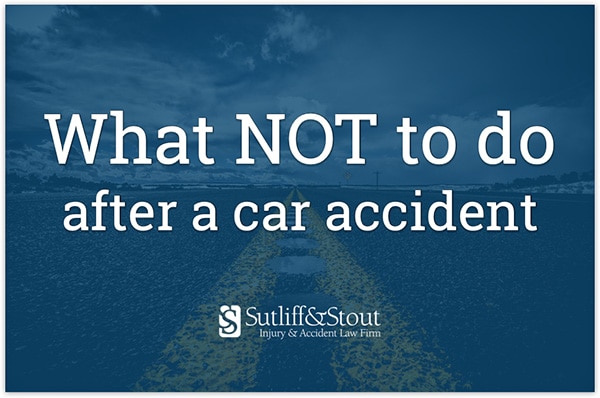 What Not to Do After Car Accident Injury