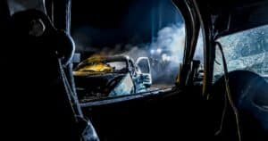 Suspected DWI driver kills man in crash and fleas. 
