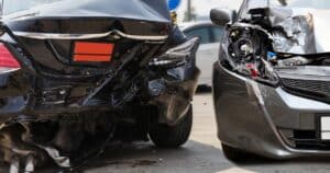 Houston car accident sends three people to hospital.