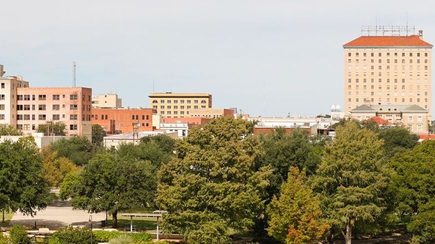 San Angelo Texas skyline shot